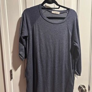 Gray Long Sleeve Top